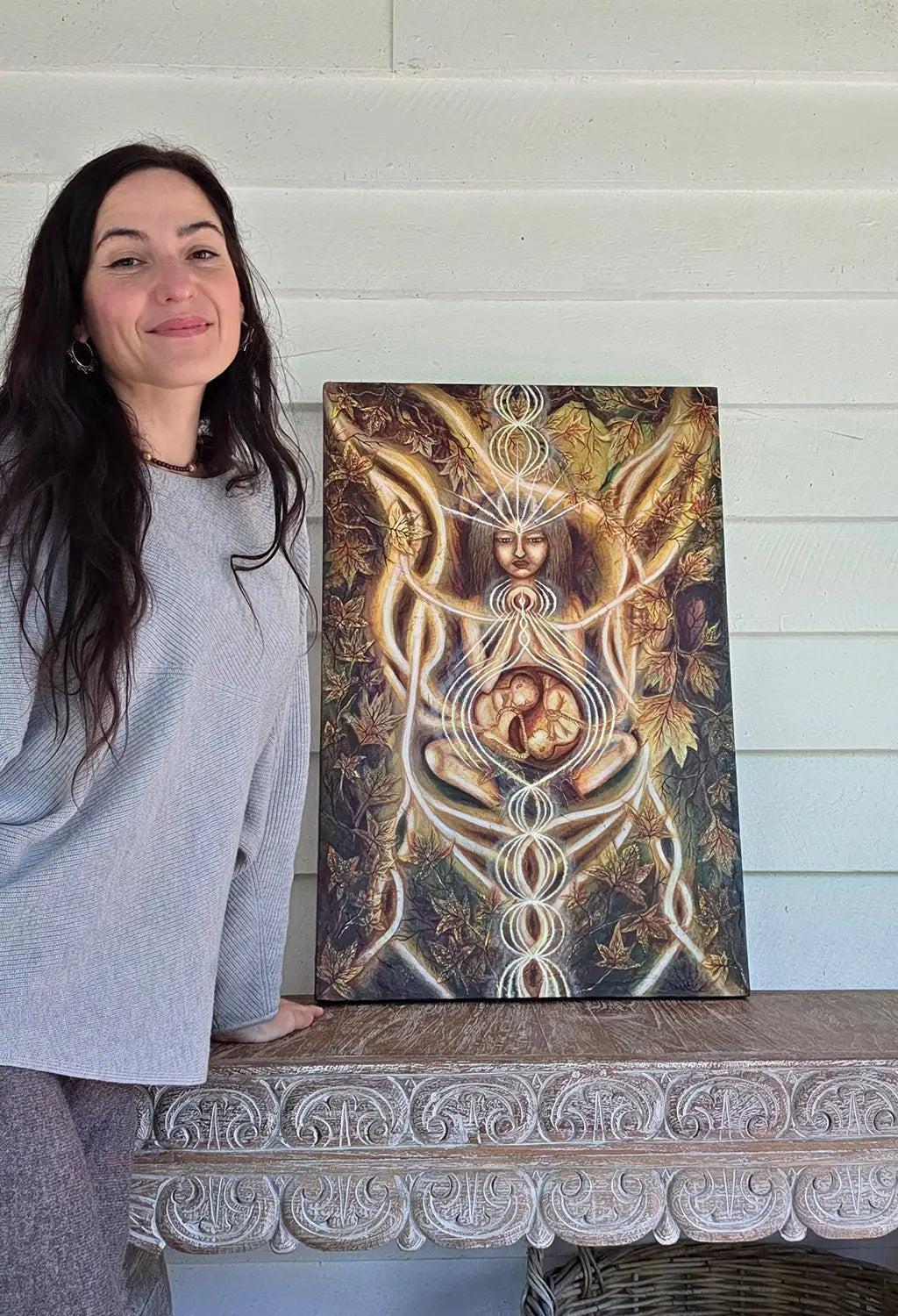 She Sings to Earth's Frequency - Original