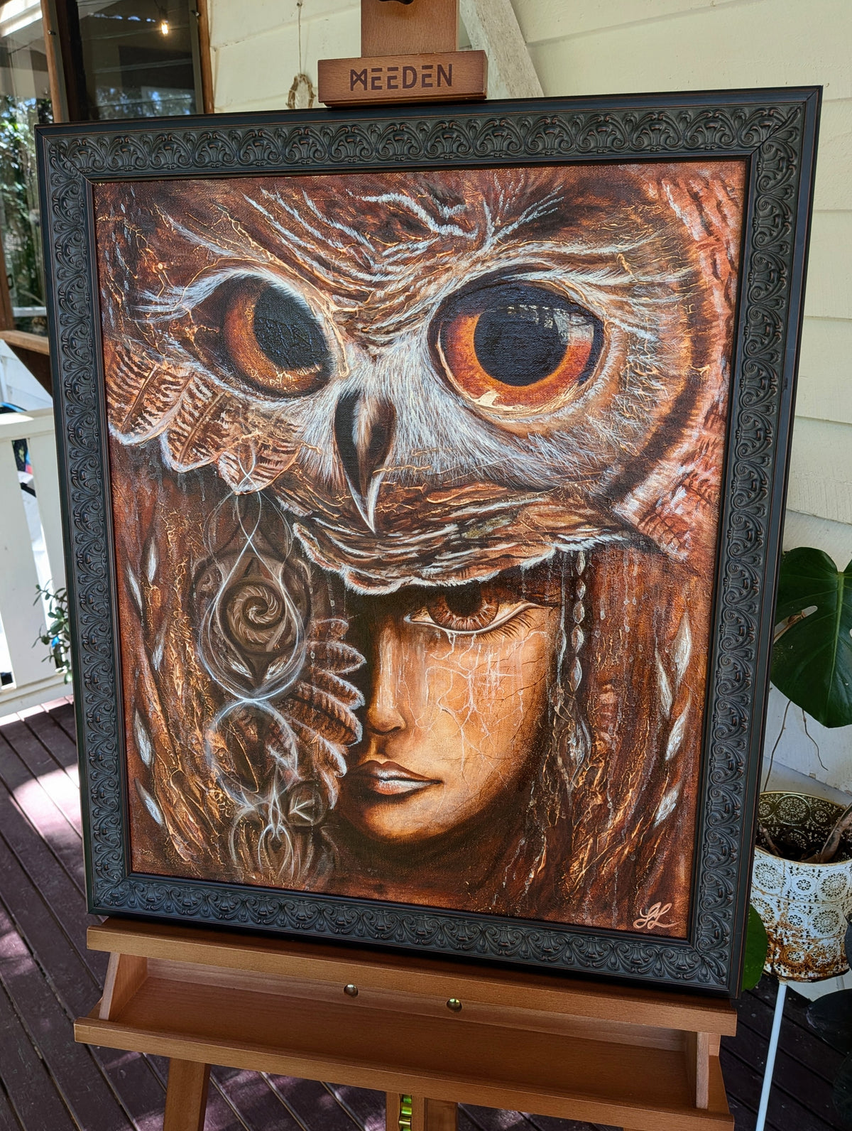 Shikari - The seeker of Wisdom - Original Framed Painting