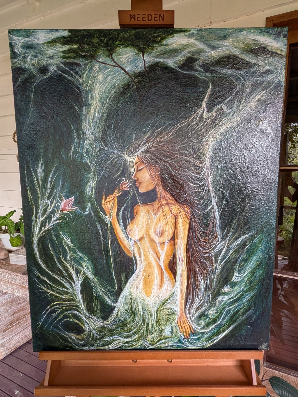 All Earth’s Water Became Her