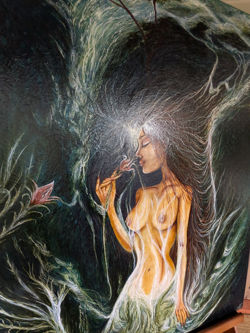 All Earth’s Water Became Her