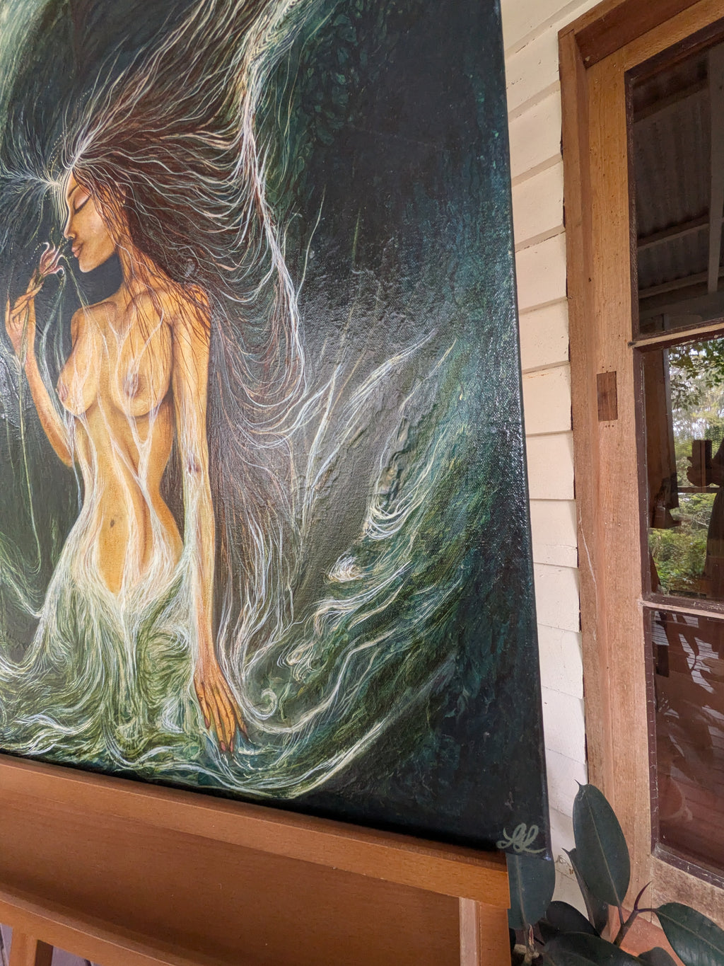 All Earth’s Water Became Her