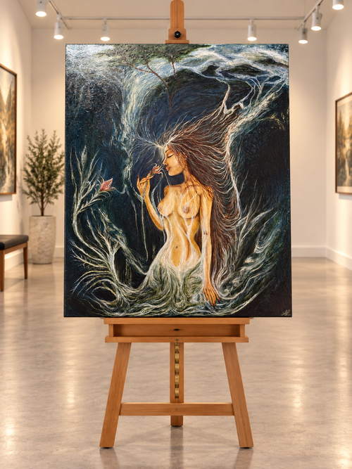 All Earth’s Water Became Her
