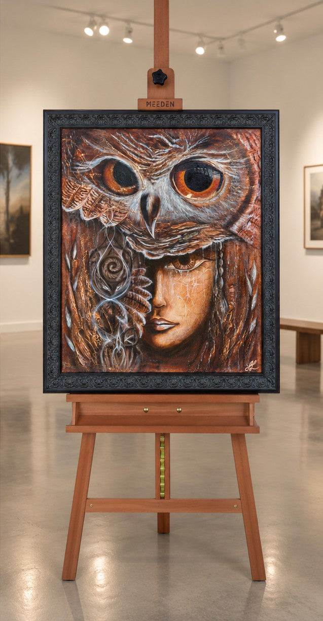 Shikari - The seeker of Wisdom - Original Framed Painting