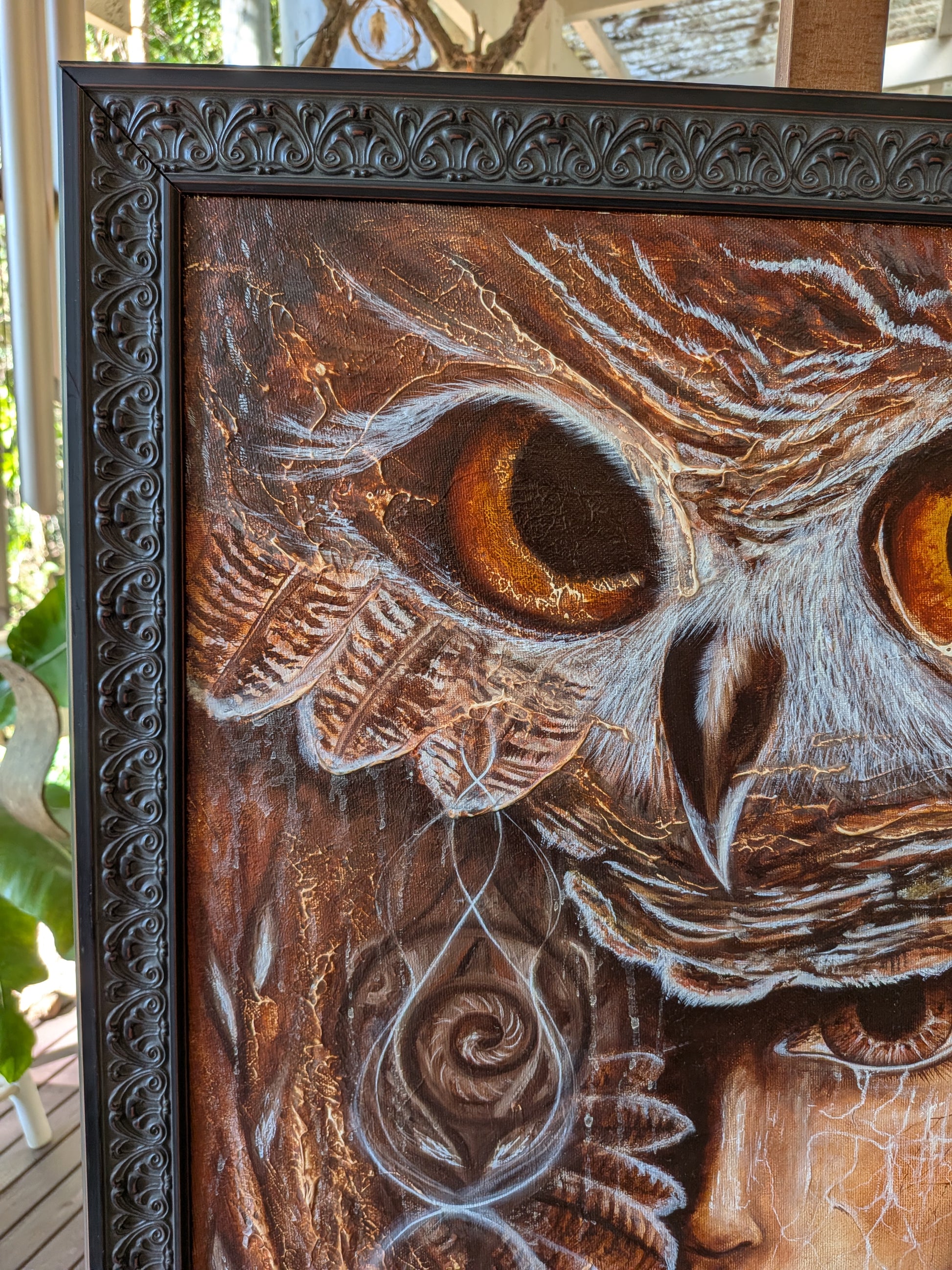 Shikari - The seeker of Wisdom - Original Framed Painting