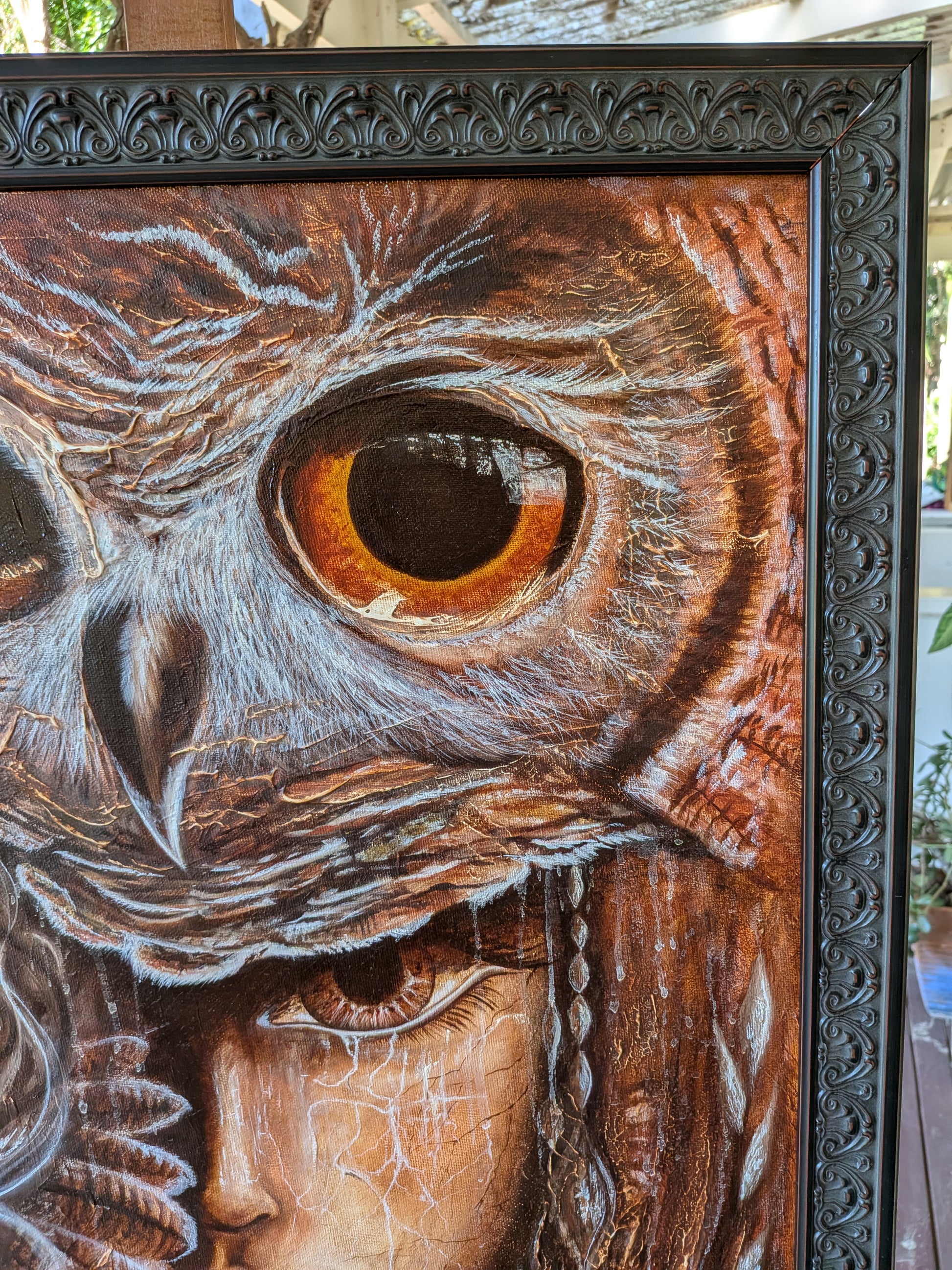Shikari - The seeker of Wisdom - Original Framed Painting